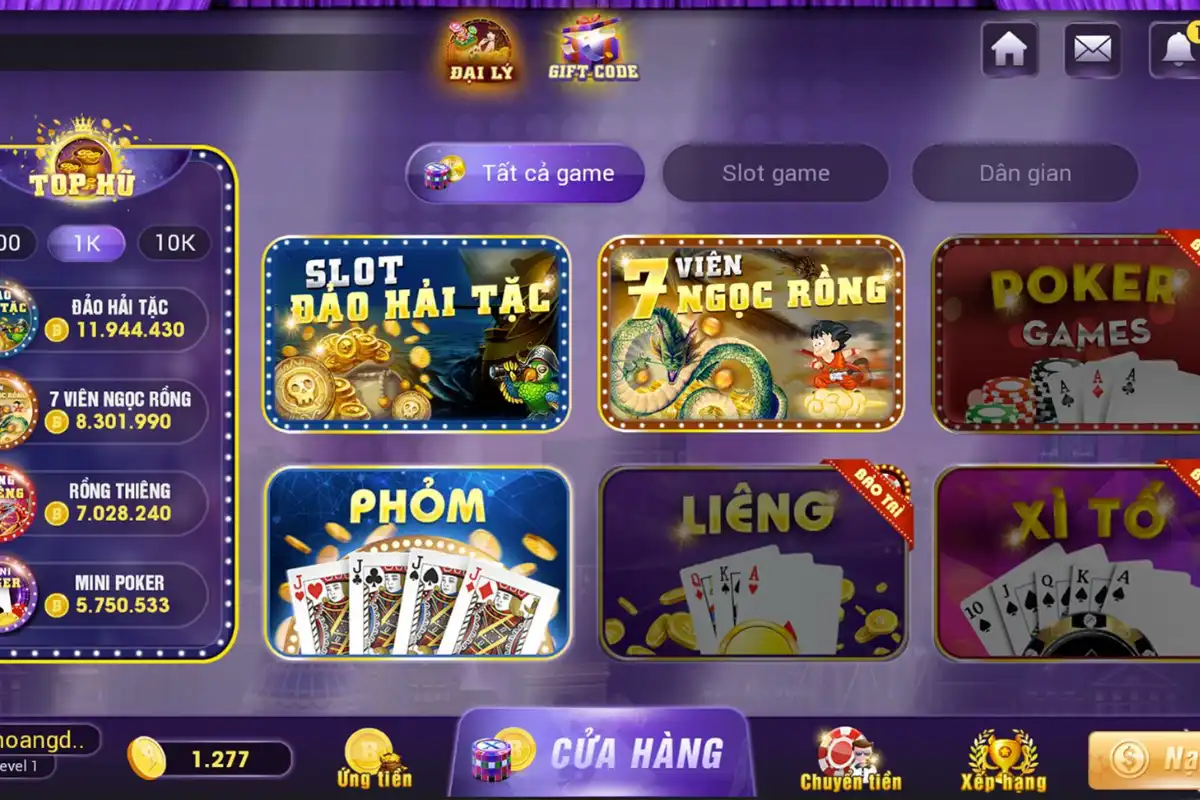 Game đánh bài đổi thưởng mới nhất