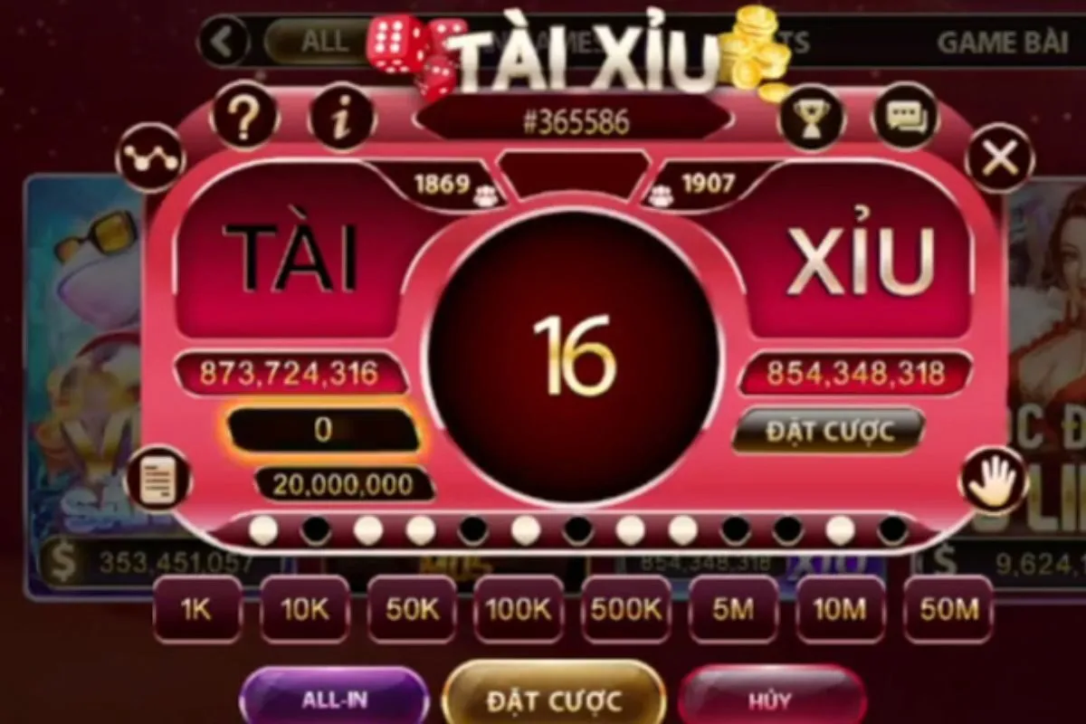 luật chơi game tài xỉu online để thắng đậm